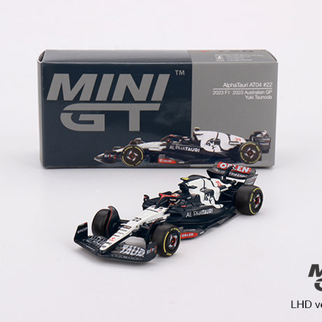 MiniGT AlphaTauri AT04 #22 Yuki Tsunoda 2023 F1 2023 Australian GP