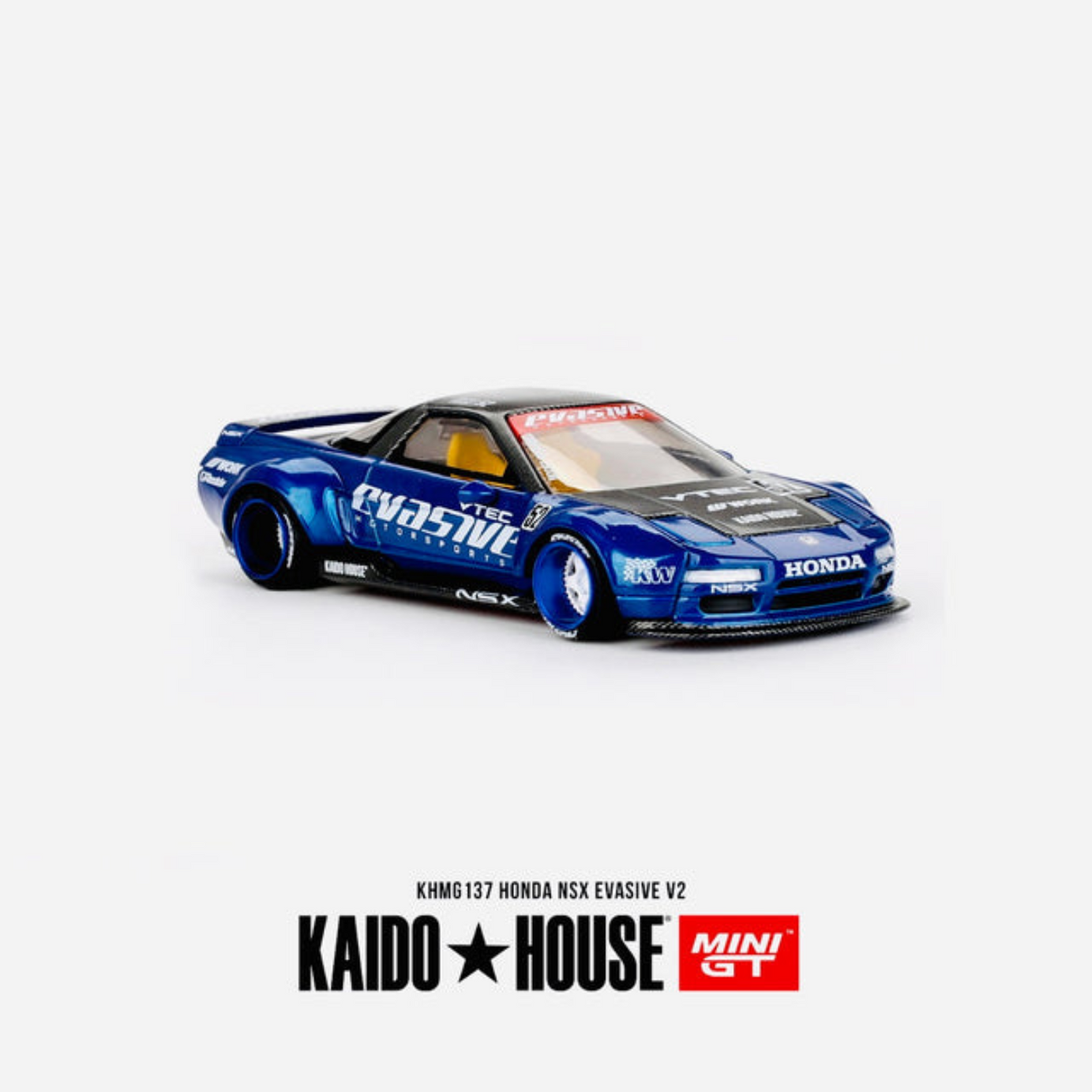 Xe Mô Hình Mini GT x Kaido House Collab Honda NSX Evasive V2 #137 - Phiên Bản Giới Hạn.