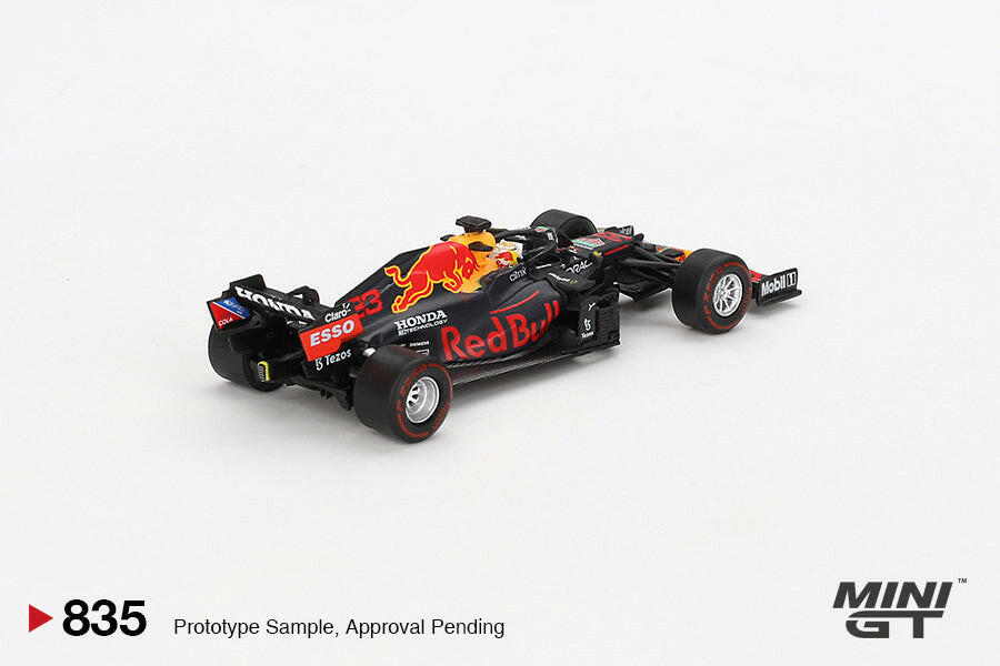 Xe Mô Hình Mini GT 835 – Mô hình xe đua F1 Red Bull RB16B #33 Max Verstappen 1:64 chính hãng, phiên bản giới hạn.