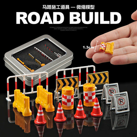 Phụ Kiện Mô Hình Cọc Giao Thông Mini 1:64 – DIY Trang Trí Cảnh Phố, Sa Bàn Diorama.