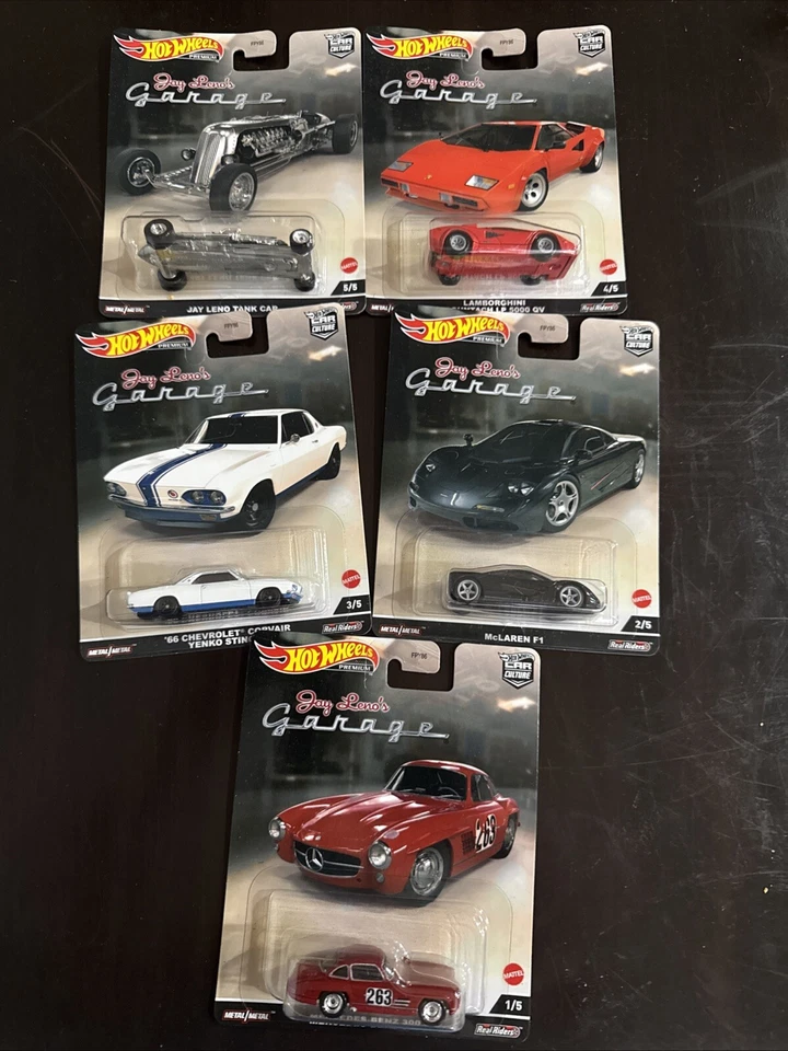 Xe Mô Hình HOT WHEELS JAY LENO’S GARAGE CAR CULTURE Set 5.