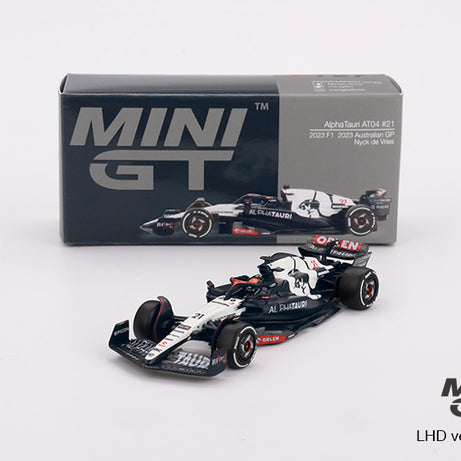 MiniGT AlphaTauri AT04 #21 Nyck de Vries - Mô Hình Đua F1 2023 Australian GP