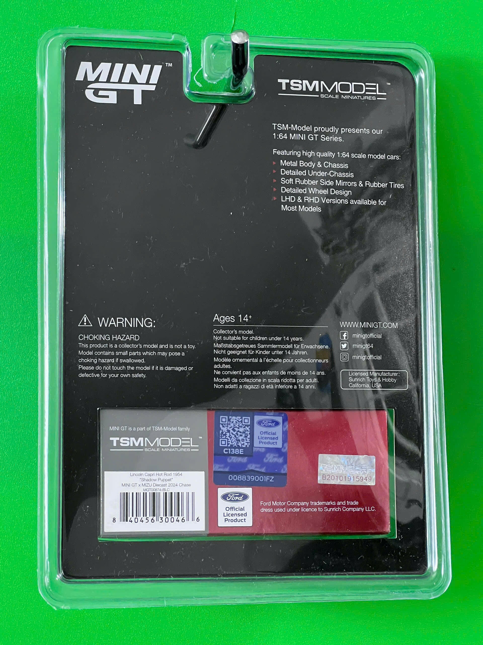 [CHASE] Xe Mô Hình Mini GT x Mizu 1:64 Lincoln Capri Hot Rod 1954 “Shadow Puppet” Chase MGT874-3F – Xe mô hình sưu tầm giới hạn.