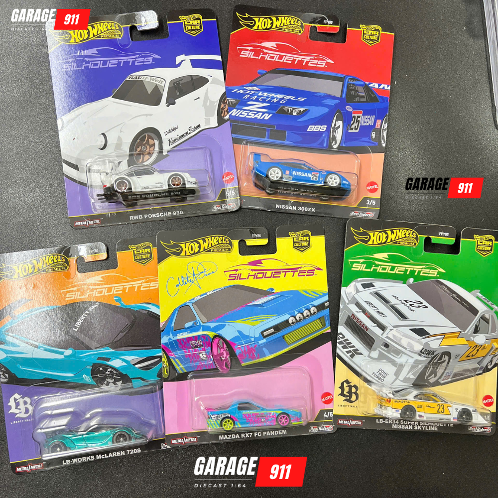 Xe Mô Hình Hot Wheels Premium Car Culture Silhouettes 2025.