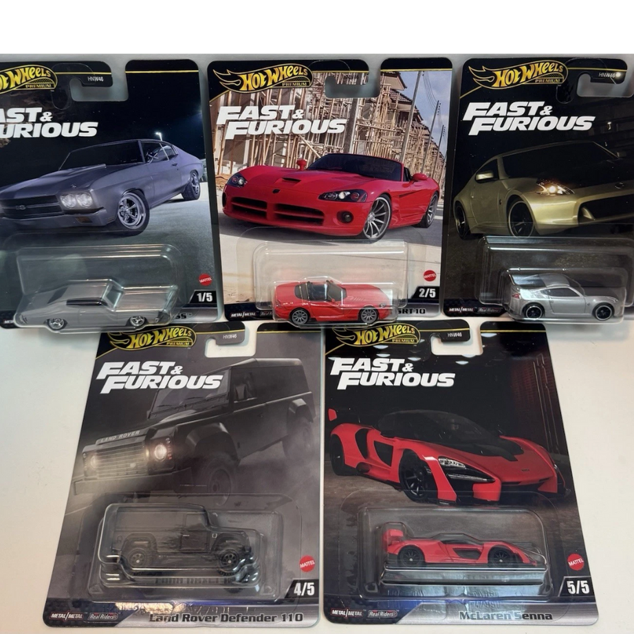 Xe Mô Hình Hot Wheels Premium FAST & FURIOUS 2025 Mix 1.