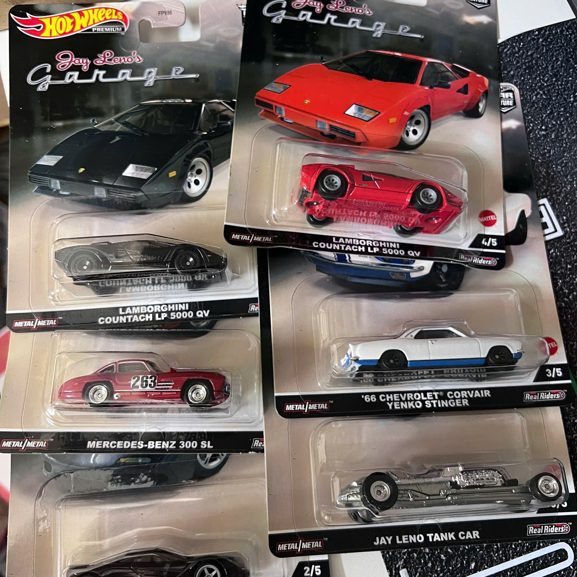 Xe Mô Hình HOT WHEELS JAY LENO’S GARAGE CAR CULTURE Set 5.