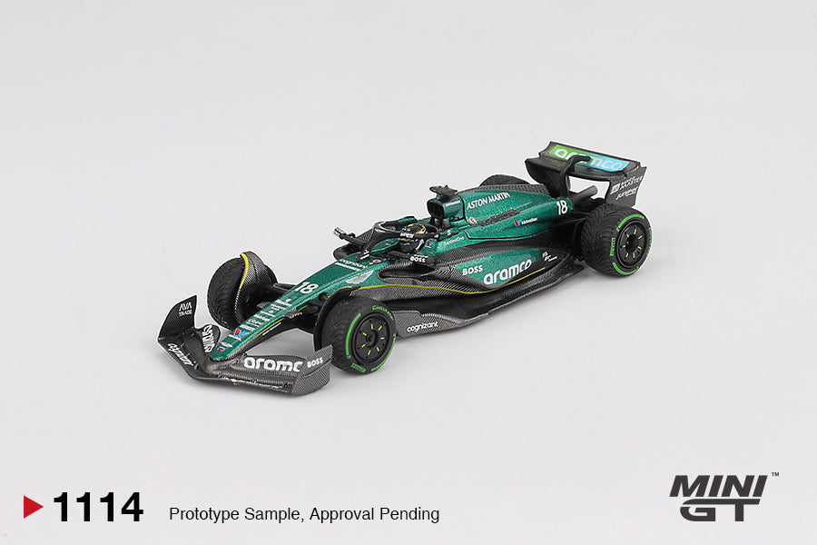 [Pre-order] Mini GT #1114 Aston Martin AMR24 #14 Lance Stroll – F1 2024 Canadian GP