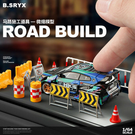 Phụ Kiện Mô Hình Cọc Giao Thông Mini 1:64 – DIY Trang Trí Cảnh Phố, Sa Bàn Diorama.