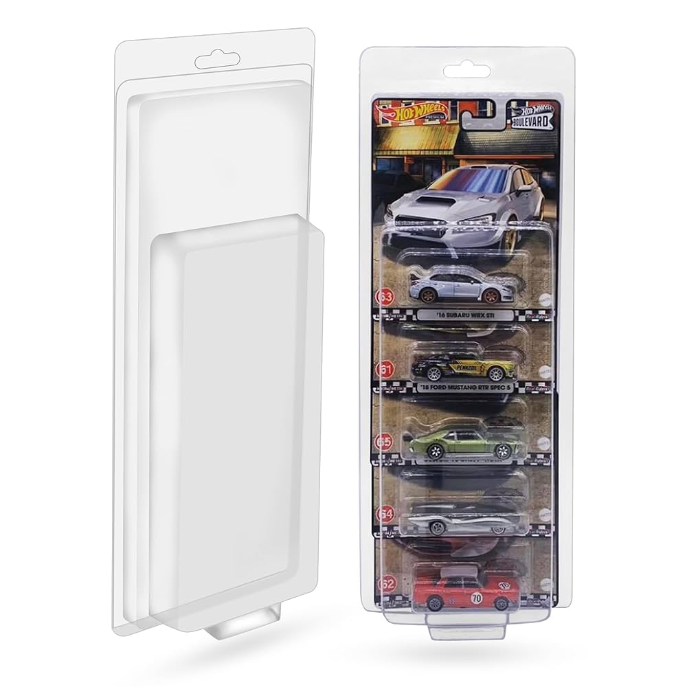 Protect Card Hot Wheels Premium Car Culture - Thanh Dài Chứa 5 Xe