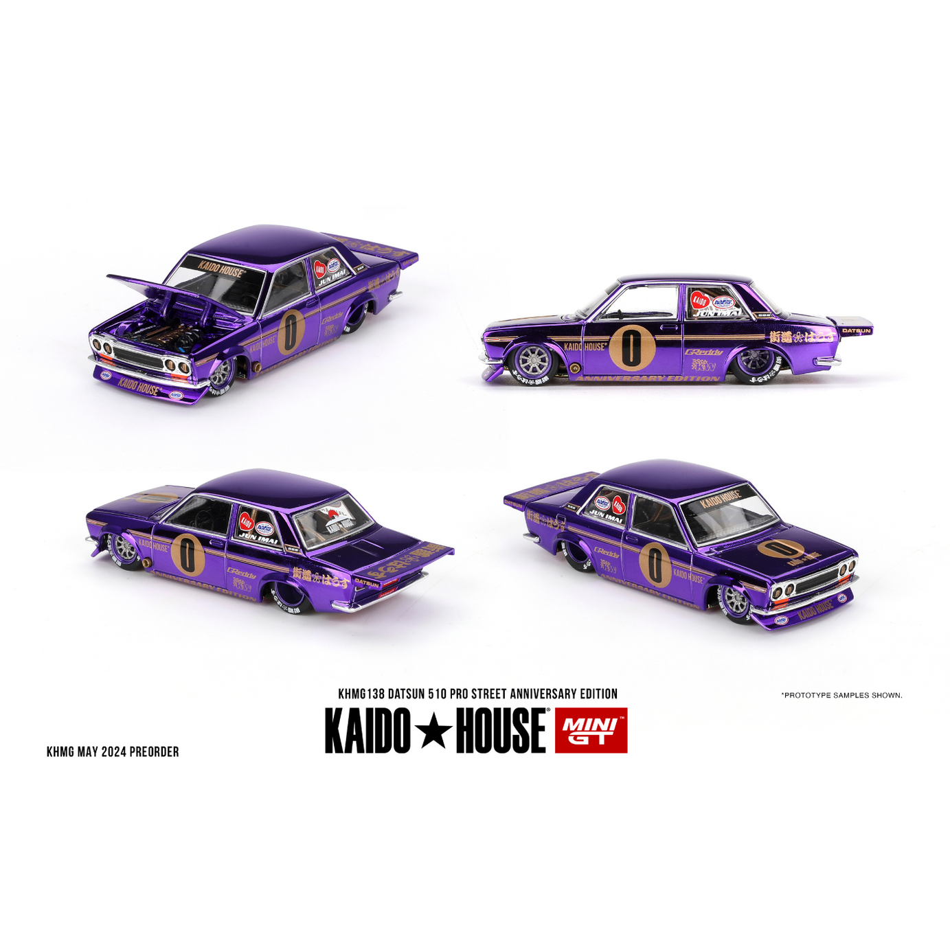 Xe Mô Hình Kaido House Datsun 510 Pro Street Anniversary Edition.