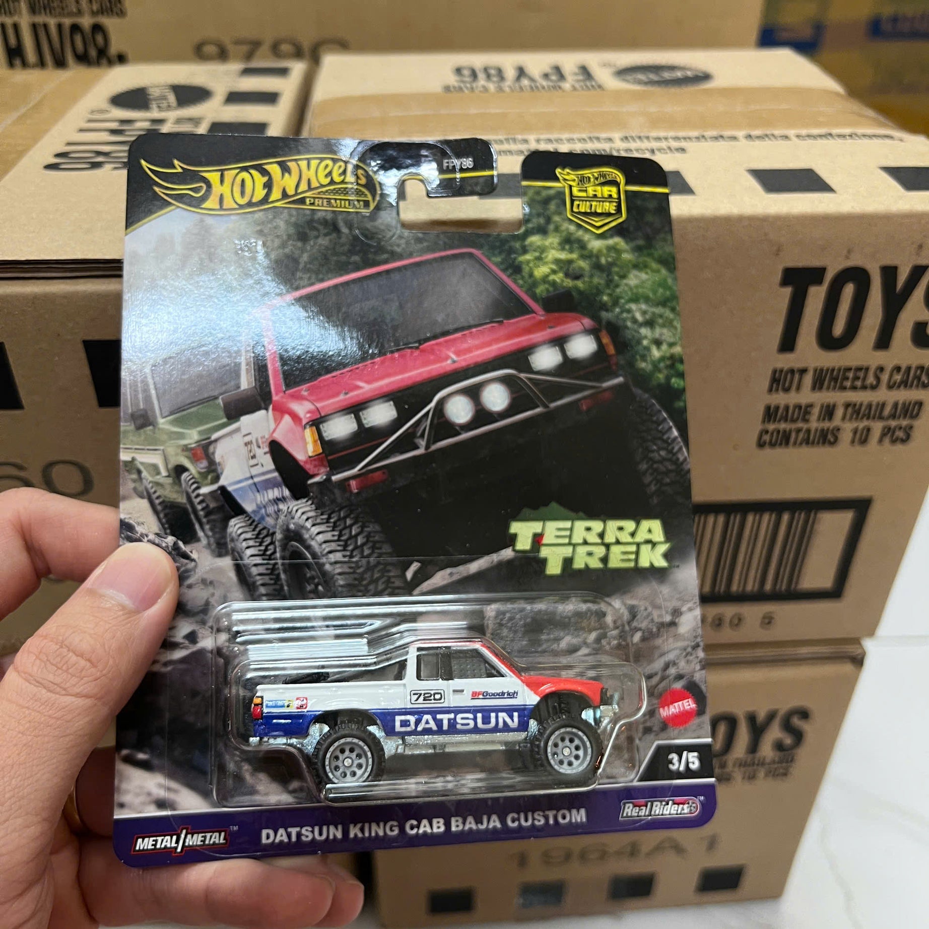 Xe Mô Hình Hot Wheels Premium Car Culture C Terra Trek set of 5 Cars FPY86-961C.