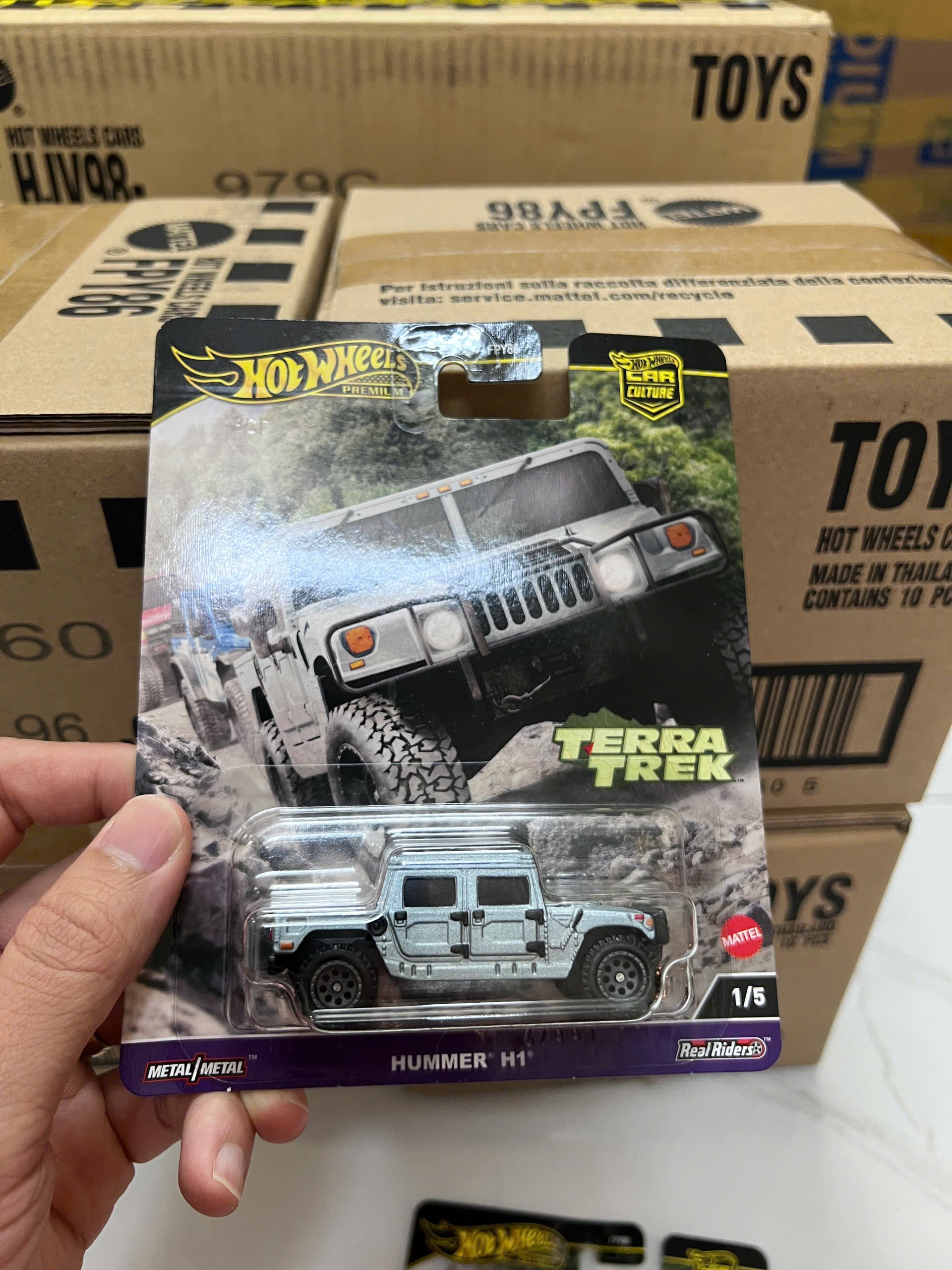 Xe Mô Hình Hot Wheels Premium Car Culture C Terra Trek set of 5 Cars FPY86-961C.