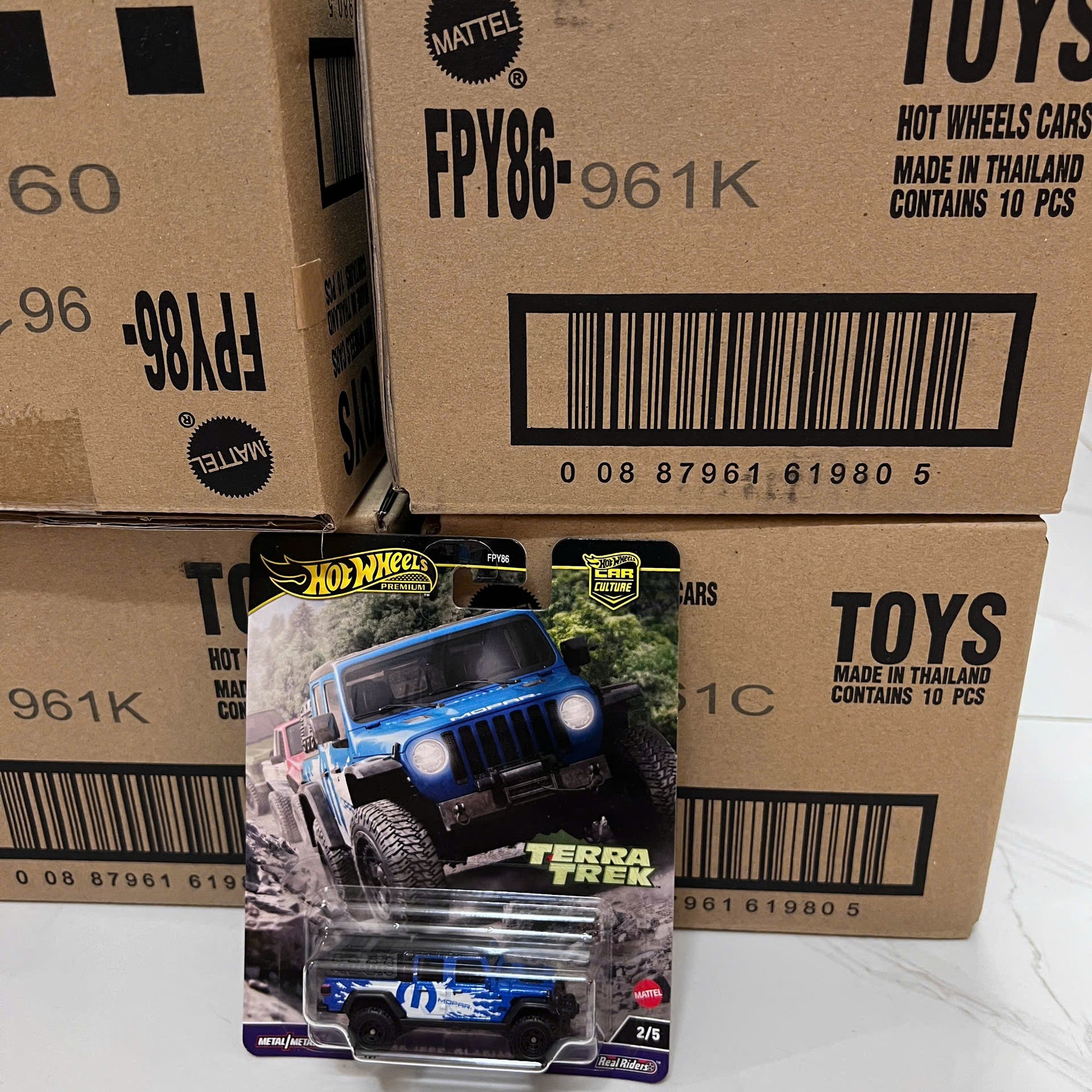 Xe Mô Hình Hot Wheels Premium Car Culture C Terra Trek set of 5 Cars FPY86-961C.