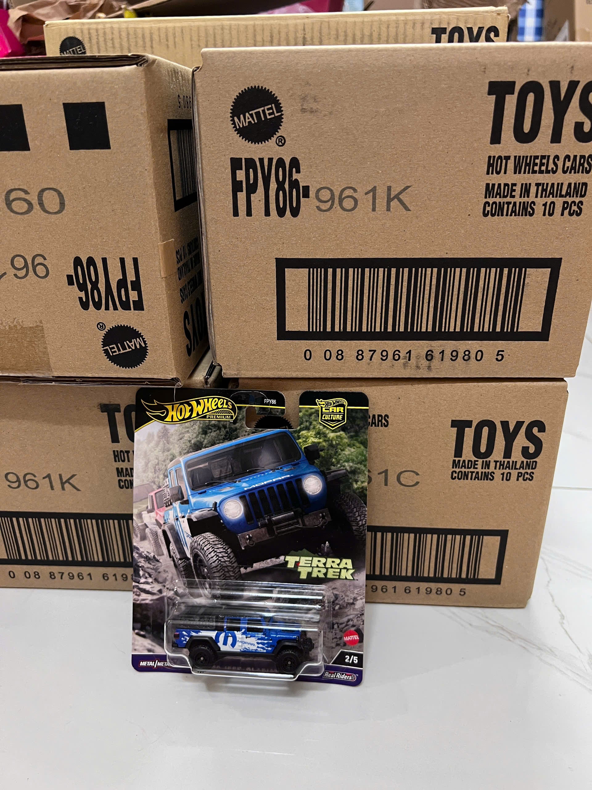 Xe Mô Hình Hot Wheels Premium Car Culture C Terra Trek set of 5 Cars FPY86-961C.