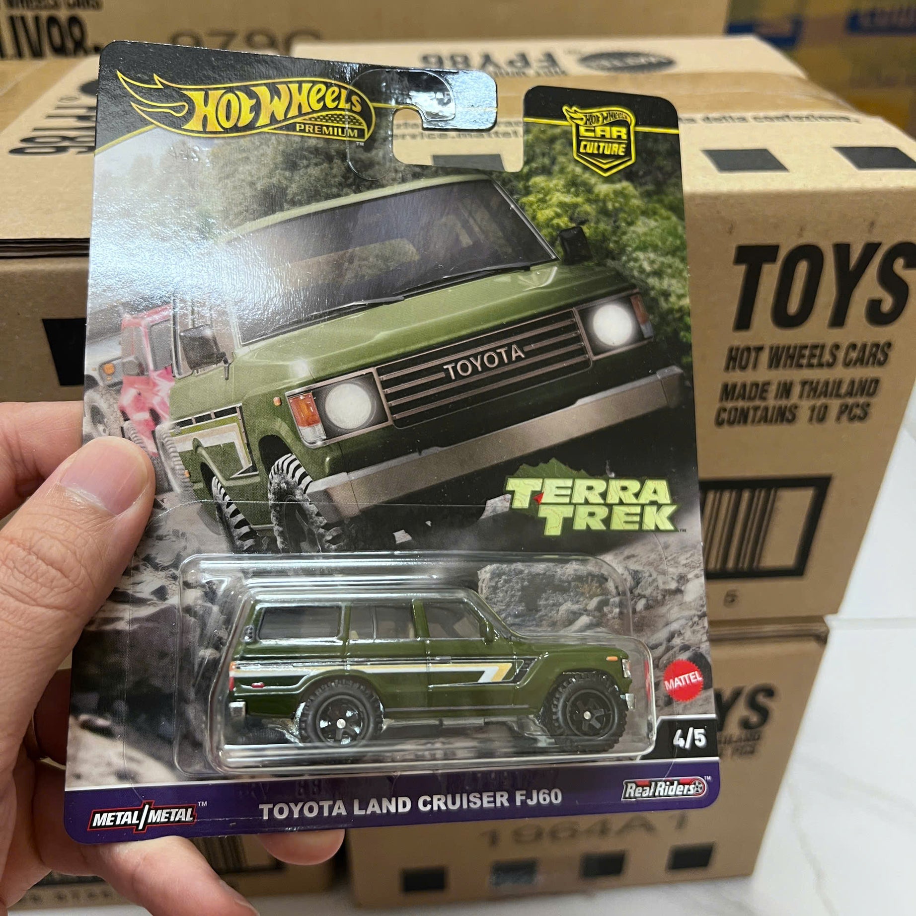 Xe Mô Hình Hot Wheels Premium Car Culture C Terra Trek set of 5 Cars FPY86-961C.